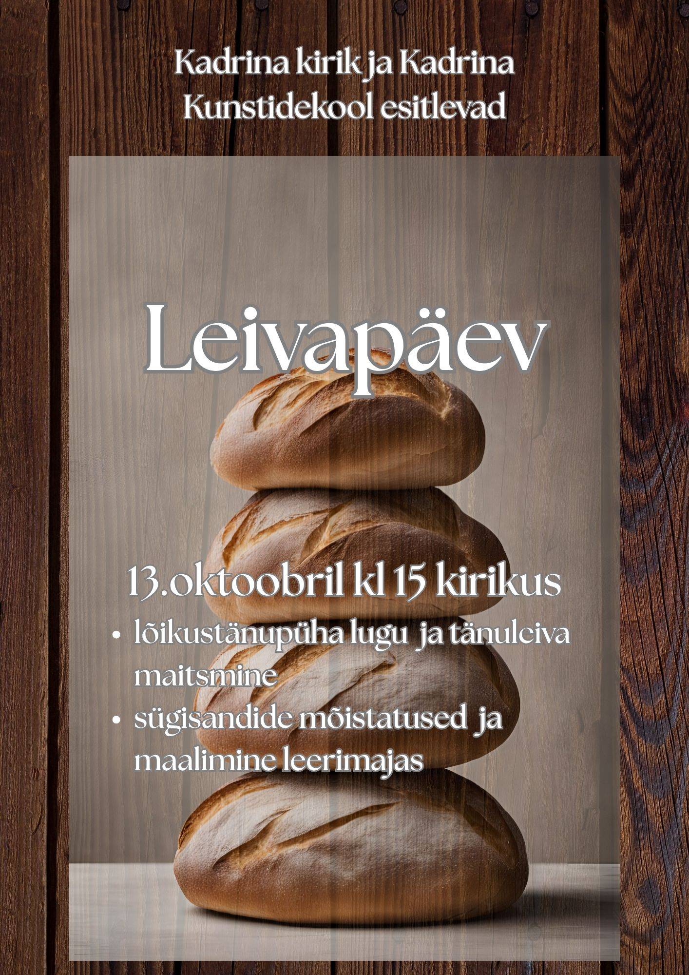 Leivapäev 13. oktoobril